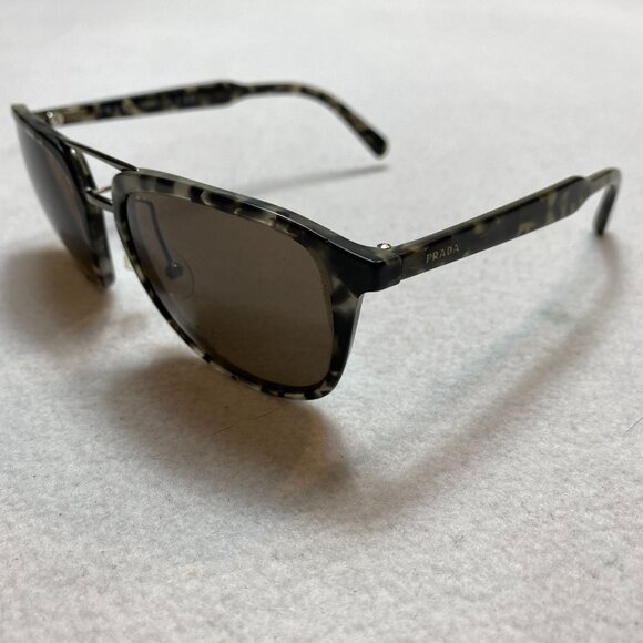 Prada SPR 12T Sunglasses Men's Gray 54-22-145 Camo - Picture 1 of 16